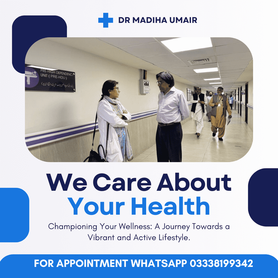 Dr. Madiha Umair, the top reviewed medical specialist in Pakistan,