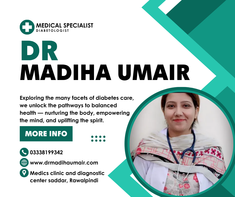 diabetologist in Rawalpindi dr madiha umair