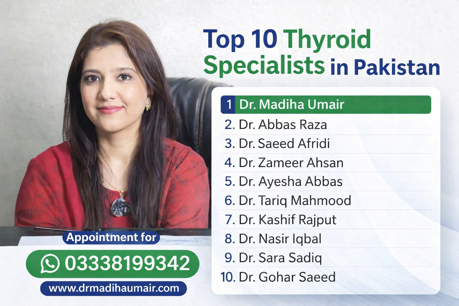Top 10 Thyroid Specialists in Pakistan